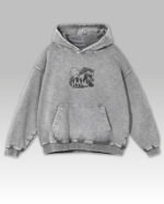 Bluza oversize z kapturem Koń w świetle księżyca